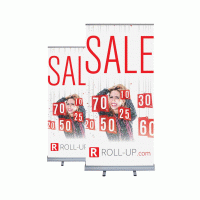 High Quality Double Sided 100x200 CM Roll Up Banner Stand Display 