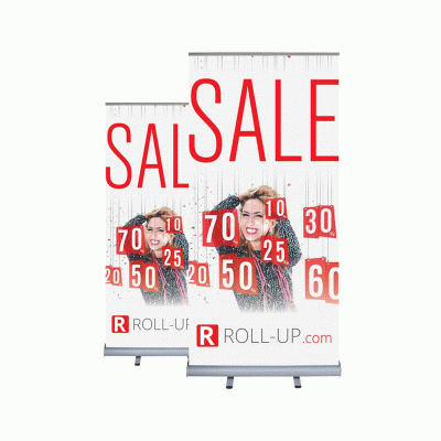 High Quality Double Sided 100x200 CM Roll Up Banner Stand Display  