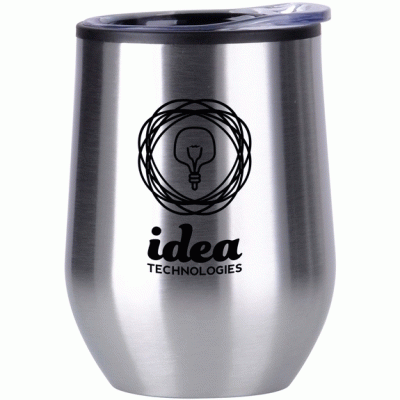 Wholesale Custom Stemless Stainless Custom Coffee Cup with Plastic Lid-Good products from ProductClub 