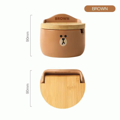 Hot selling Kitchen Bamboo Lid Seasoning Set 