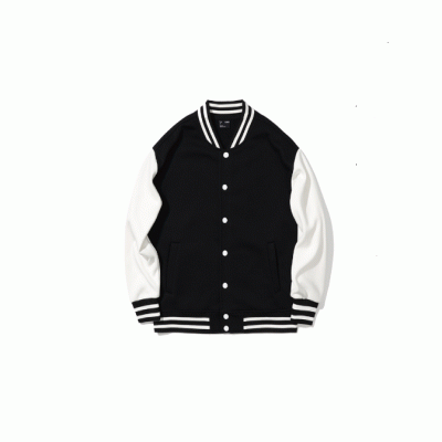 A trendy color blocking baseball jersey with custom thickened shoulder protection and warm fleece. The logo can be printed on the baseball jersey-Good products from ProductClub 