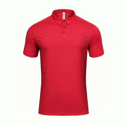 Amazon Hot Selling Ice Silk Fabric Anti Bacterial Quick Drying Polo Shirt Exhibition Clothing Working Clothes--Good products from ProductClub 