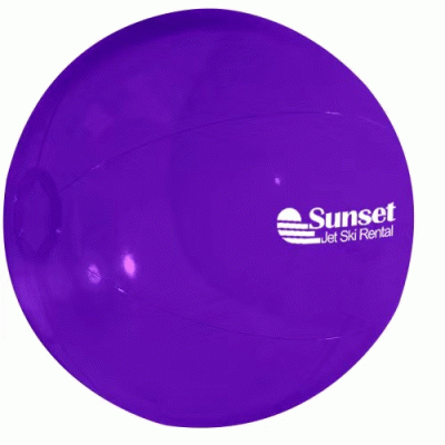 Perfect Promotional Gift-Custom Branded 16" Beach Ball — Printed With Your Logo 