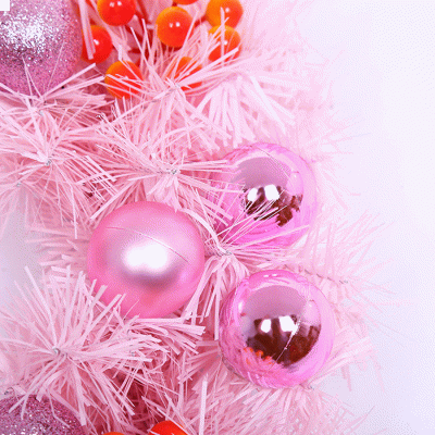 Amazon Hot Sale Christmas Wreath Christmas Simulation Garland Props Door Decoration  