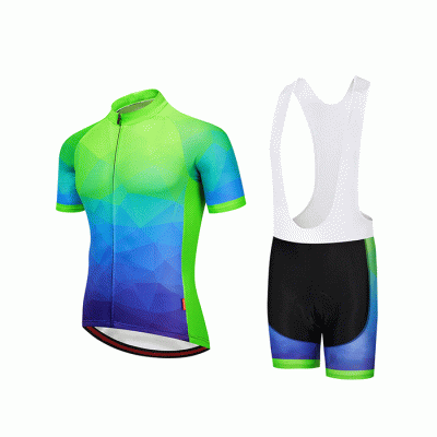 Wholesale Short Sleeve Backstrap Cycling Suit Sports Cycling Wear Summer Cycling Clothing for Men  