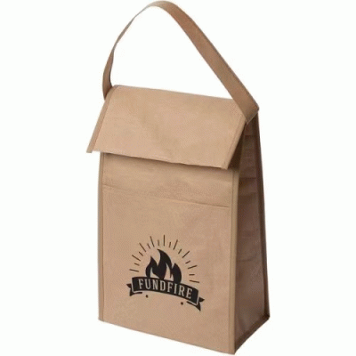 Custom Branded Kraft Paper Retro Luncher — Printed With Your Logo 
