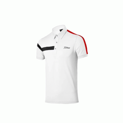 HOT SALE 3D Embroidery Custom Logo Golf Clothing Men Quick-Drying T-Shirt 