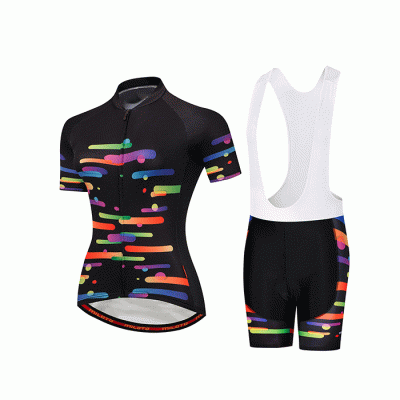 Wholesale Short Sleeve Backstrap Cycling Suit Sports Cycling Wear Summer Cycling Clothing for Men  