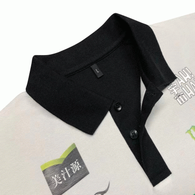 Customized Breathable Mesh Fabric Patchwork Short Sleeved POLO Shirt-Good product from ProductClub 