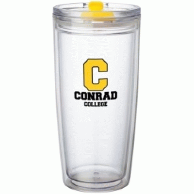 Hot Selling Wholesale 22oz Clear Hot/Cold Custom Tumbler w/ Color Closure-Good product from ProductClub 