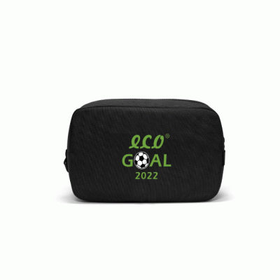 Customized HOT SALE Eco Friendly GRS Certified Recycled PET Cosmetic Travel Portable Bag 