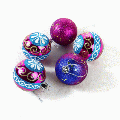 Factory Price Hanging Baubles Plastic Christmas Tree Ornaments Balls  