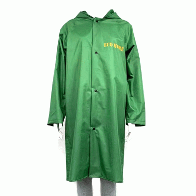 Recycled polyester raincoat-(Recycled materials - materials from nature) 