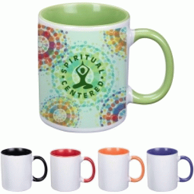 High Quality 11 oz. Full Color Two-Tone Ceramic Custom Coffee Mug -Good product from ProductClub  