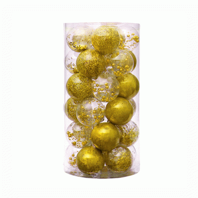 High Quality Plastic Ornament Christmas Balls LED Christmas Decoration Balls  