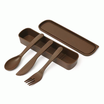 Hot Sale Portable Coffee Residue 3-Piece Tableware Set -Good products from ProductClub 