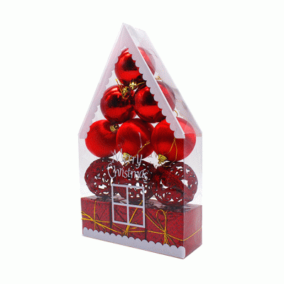 Amazon Hot Sale PET Foam Christmas Ball Sets Packed In Gift Box  