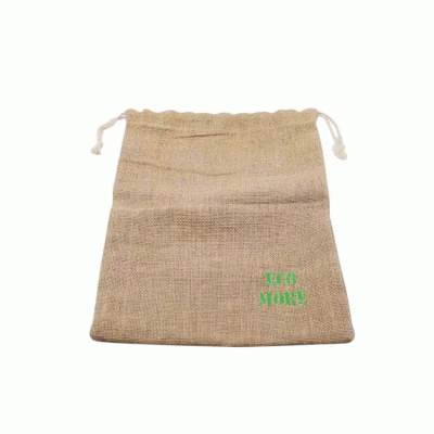 Jute bundle pocket-(Recycled materials - materials from nature) 