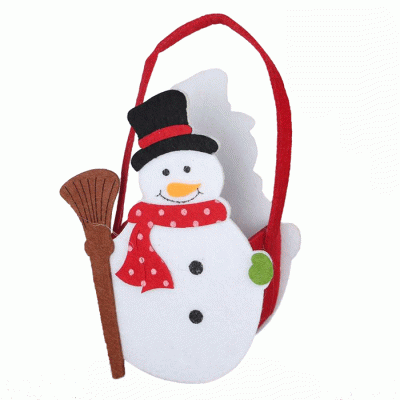 Factory Price Christmas Ornaments Felt Candy Bag Christmas Gift Bags  