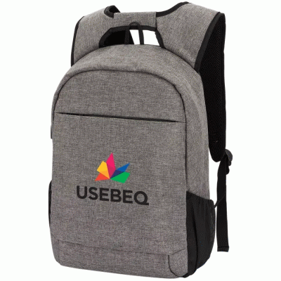 Customized Colored Logo Laptop Backpack with USB Port-Good products from ProductClub 