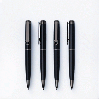 Hot Selling in Europe and America Customized Metal Ballpoint Pen Set Black Gift Pen-Good products from ProductClub 