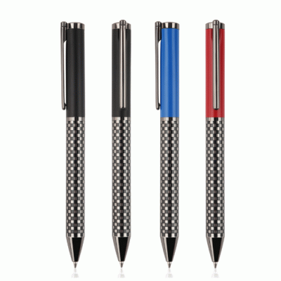 Amazon Hot Selling Steel Rod Metal Pen Customized High-End Carbon Fiber Pen Hot Selling European and American Popular European Standard Ink Ballpoint Pen-Good products from ProductClub 