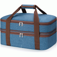 Customized Double-layer Waterproof and Insulated Bento Bag Multifunctional Portable Lunch Bag-Good products from ProductClub