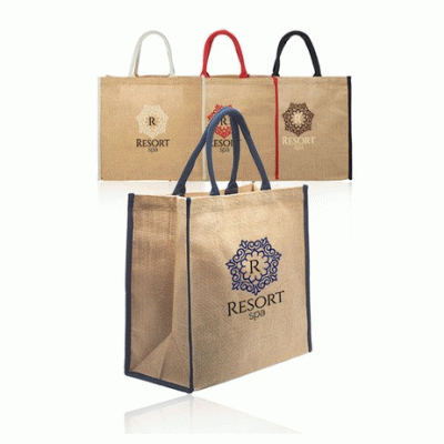 Natural Materials-  Eco Friendly Jute Tote Bags 