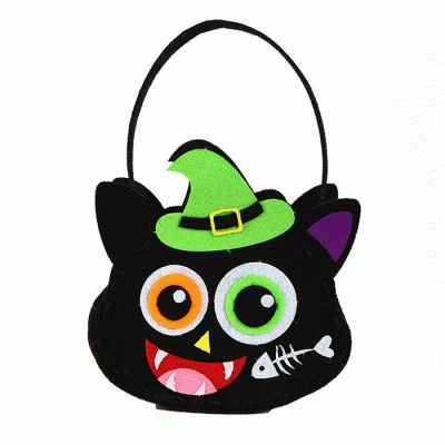 Amazon Hot Sale Halloween Gift Bag Children's Felt Candy Bag  