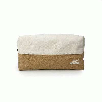 Cork+cotton storage bag-(Recycled materials - materials from nature) 