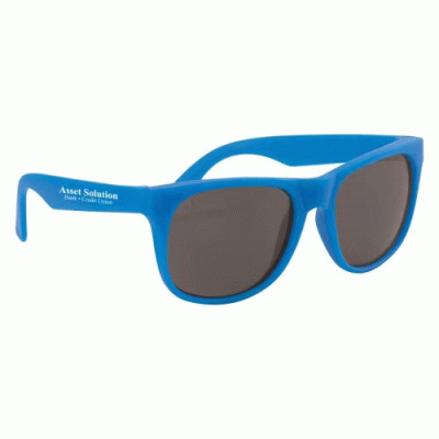 Perfect Promotional Gift-Custom Branded Rubberized Sunglasses — Printed With Your Logo 