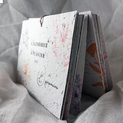 Eco Friendly Biodegradable Seed Paper Customized Calendar 