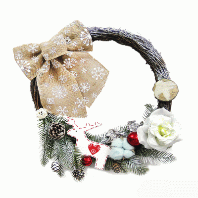 Wholesale Cheap Price Christmas Garland Christmas Wreath Garland For Door Hanging  