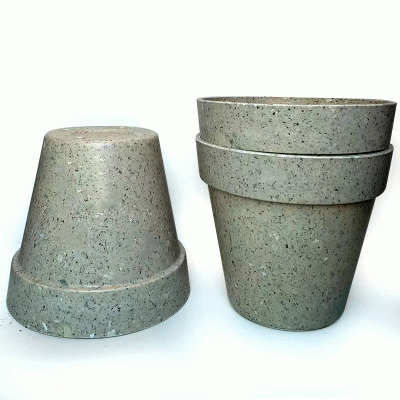 Custom Branded Mini Planting Kit, Value, Coffee grounds/plant fibers/biodegradable— Printed With Your Logo 