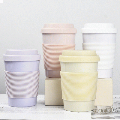ECO-Friendly PLA car mounted/coffee cup（350ml-100% biodegradation） 