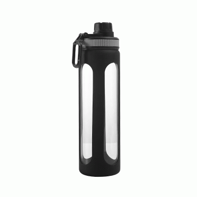 New Design Custom Glass Water Bottle with Silicone Sleeve-Good products from ProductClub 