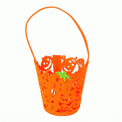 Wholesale Cheap Price Halloween Candy Handbag Felt Gift Bags Halloween Basket  