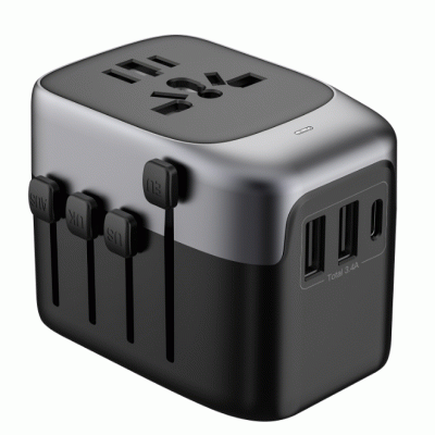  High-power Multi-function Travel Adaptor-Good products from ProductClub 