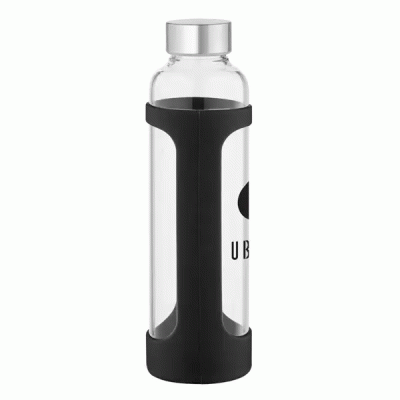 Popular Design Custom Wide Mouth Glass Bottle with Silicone Sleeve-Good products from ProductClub 