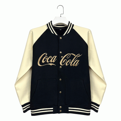 Customized Gold Embroidery  Raglan Sleeve Stand up Neck Baseball Suit Customized High Quality Enterprise Gift Clothing Customized Trendy Brand Baseball Suit Customized-Good products from ProductClub 