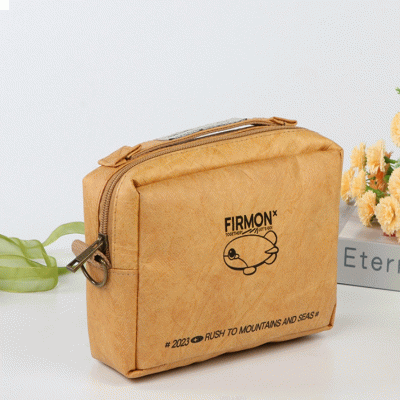 Handheld backpack DuPont paper bag, bento aluminum foil insulation bag-(Recycled materials - materials from nature) 