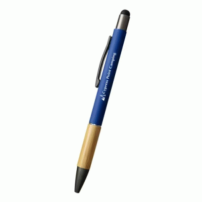 Custom Branded Aidan Bamboo Pen — Printed With Your Logo 