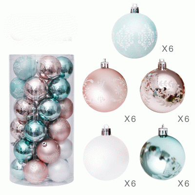 Custom Design Christmas Tree Decorations Balls Xmas Ornament Ball  