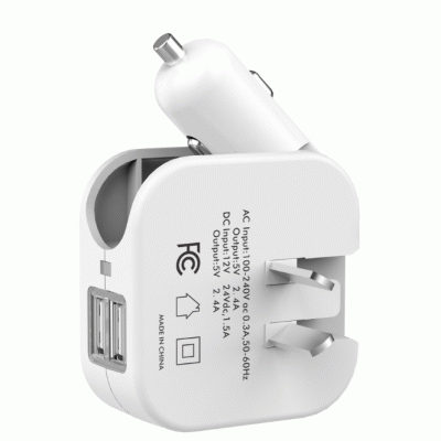 Amazon Hot Selling Car&Home Travel  Adaptor-Good products from ProductClub 