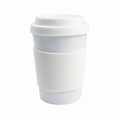 ECO-Friendly PLA car mounted/coffee cup（350ml-100% biodegradation） 