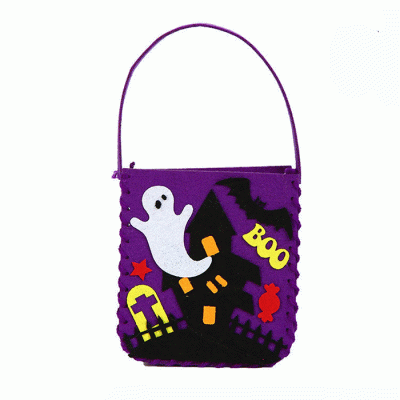 Amazon Hot Sale Halloween Gift Bag Children's Felt Candy Bag  