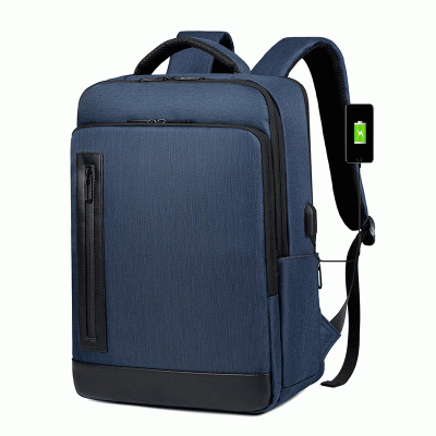 Handheld Shoulder Laptop Bag with Large Capacity 15 inch USB Charge Port Business and Leisure Student Backpack-Good products from ProductClub 
