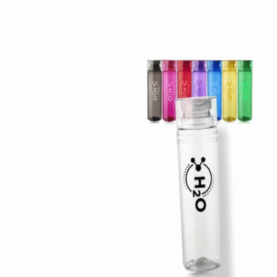 Perfect Promotional Gift-Custom Branded 30 oz Enlace Cylindrical Plastic Water Bottle — Printed With Your Logo 