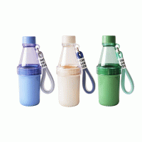 Customized Portable and Detachable Double Plastic Cup with Nylon Handle-Good products from ProductClub
