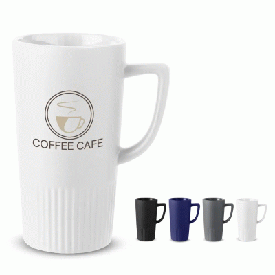 Cross Border Hot Selling Custom Ribbed Base Ceramic Coffee Mug-Good products from ProductClub 